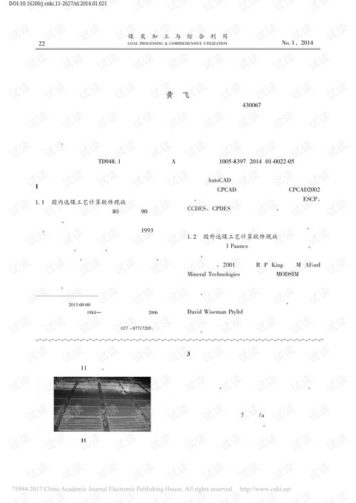 選煤廠數質量流程圖繪制與計算軟件的開發研究